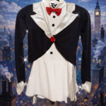 BODY lycra nero e bianco taglia 34/36