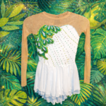 body lycra e rete bianca taglia 32/34