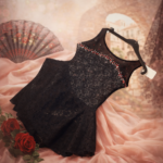 BODY in pizzo nero taglia 34/36