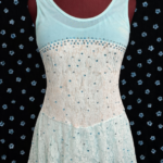 body rete bielastica celeste taglia 34/36